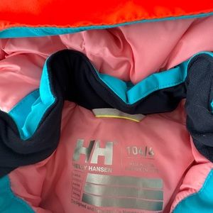 Helly hansen kids ski coat.